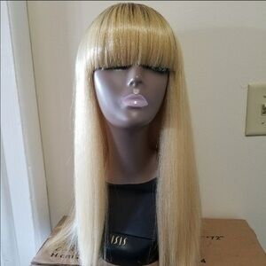 Blond Extensions bangs separate listing.